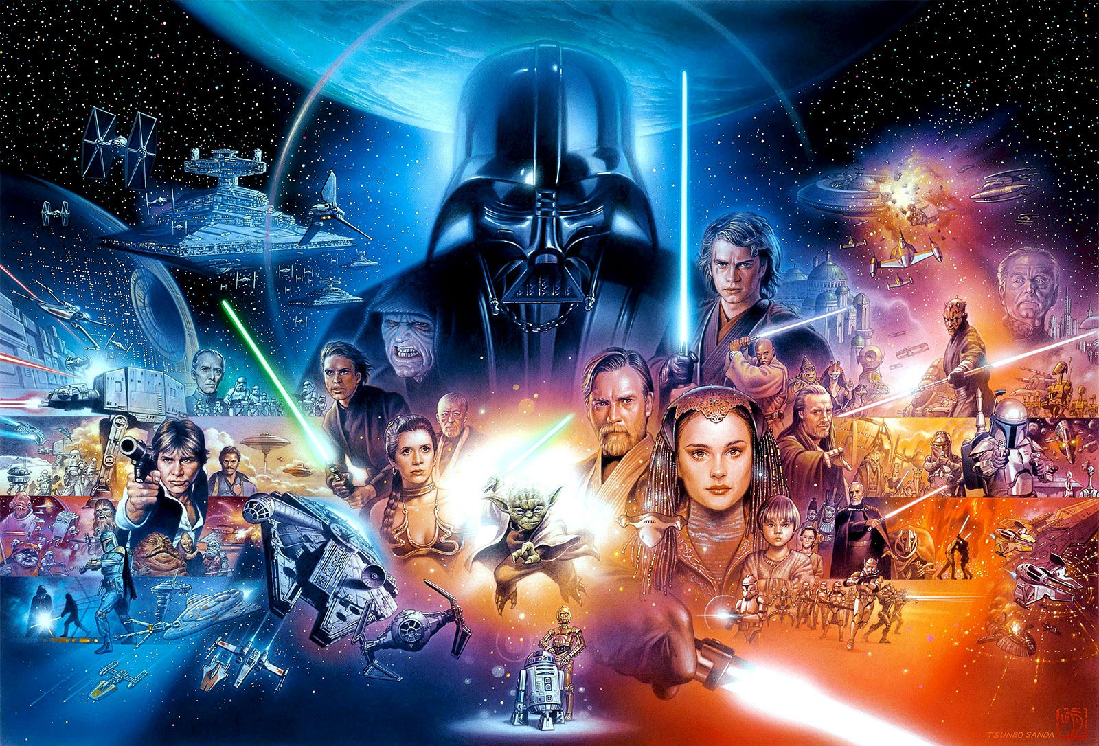 Poster stars. Звездные войны: трилогия, эпизоды 1-3. Звёздные войны Стар ВАРС. Вся сага Звездные войны. Звездные войны Постер.