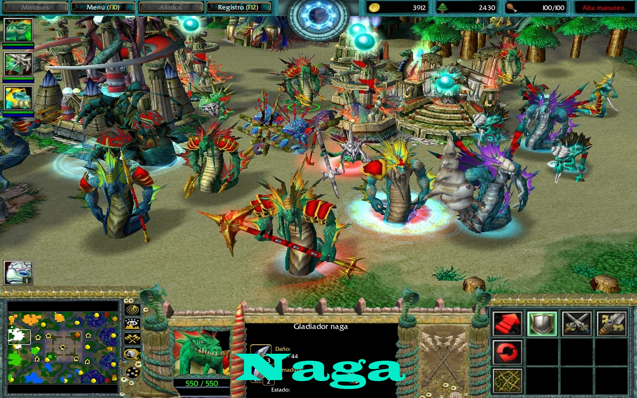 nirvana warcraft 3 mod naga