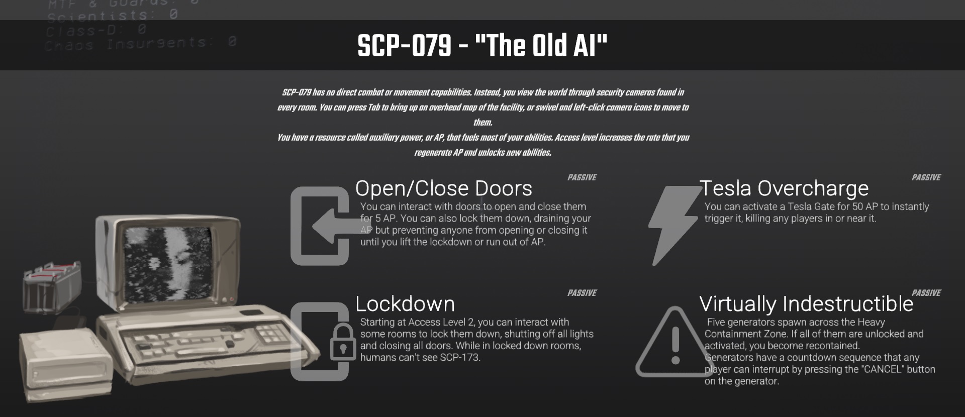 Steam Workshop::SCP Containment Breach - SCP-079
