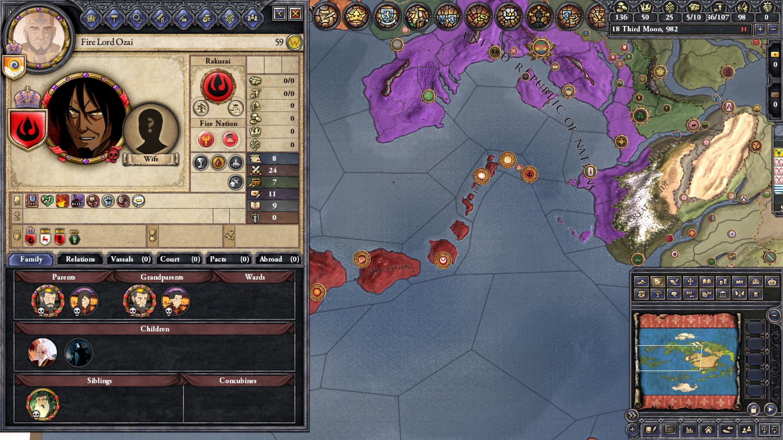 crusader kings 2 avatar the four nations