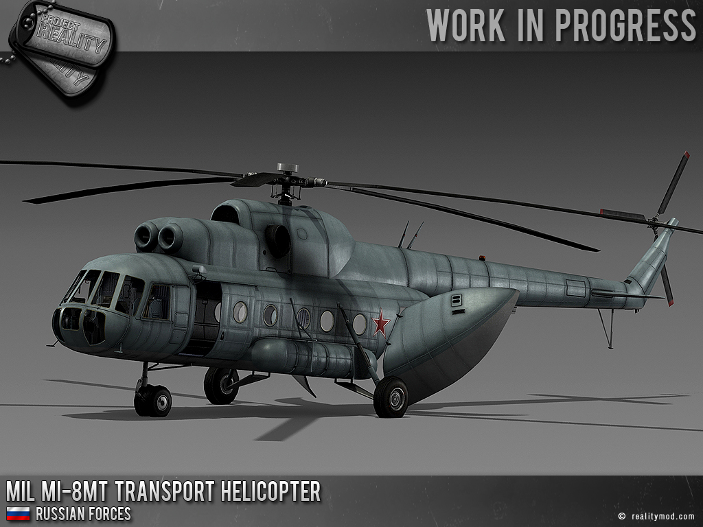 Mil MI-8MT Transport Helicopter image - Project Reality: Battlefield 2 ...