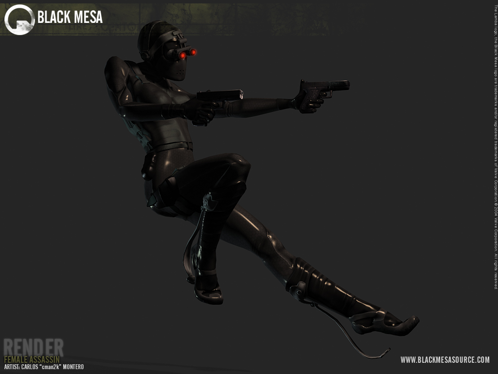 Female Assassin image - Black Mesa mod for Half-Life 2 - ModDB