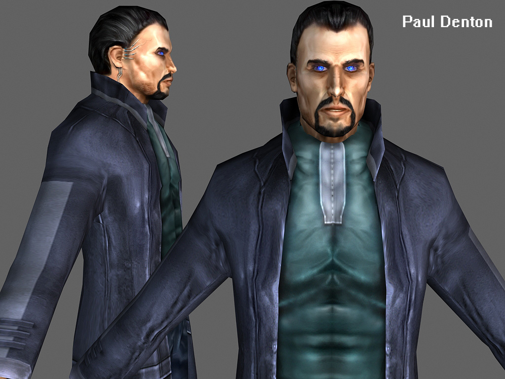 Paul Denton image - Project HDTP mod for Deus Ex.