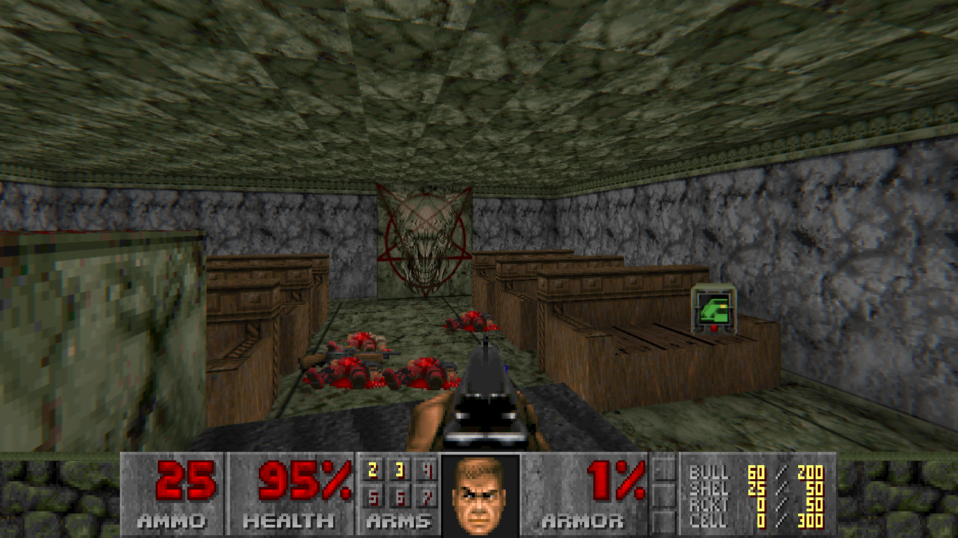 Map previews image - Satan's chapel (map) mod for Doom II - ModDB