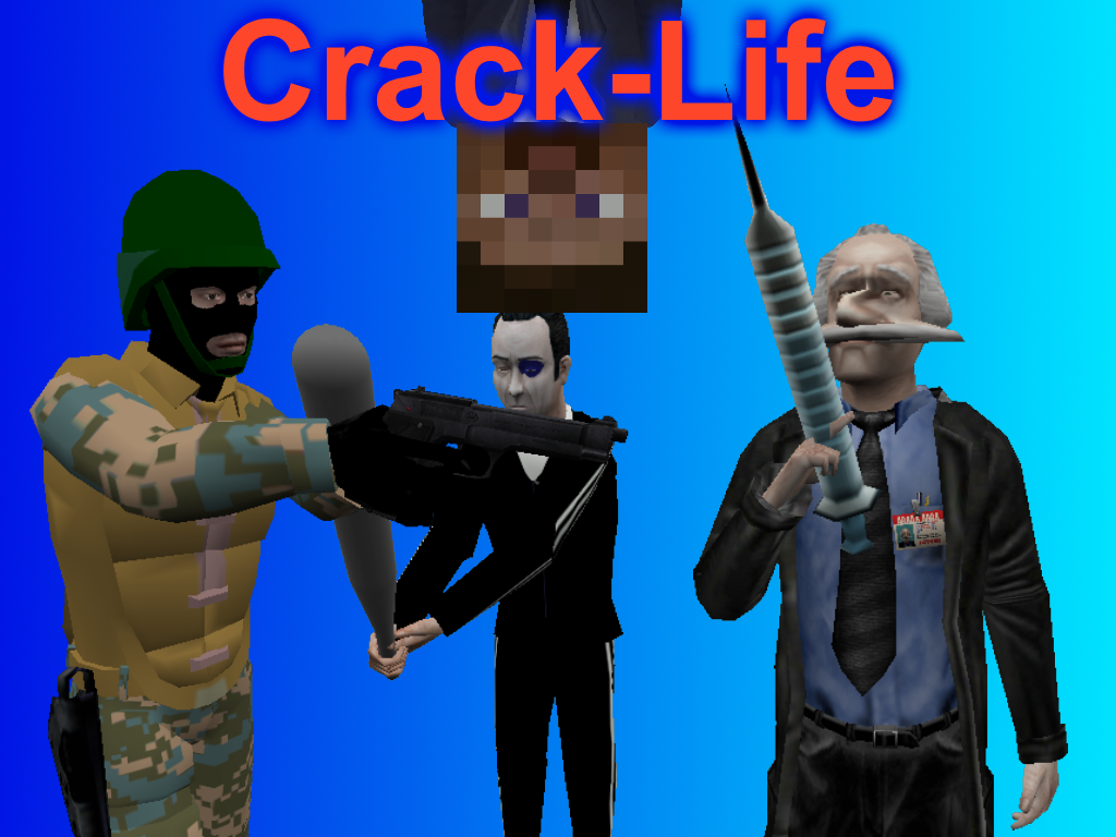 how to install half life crack life