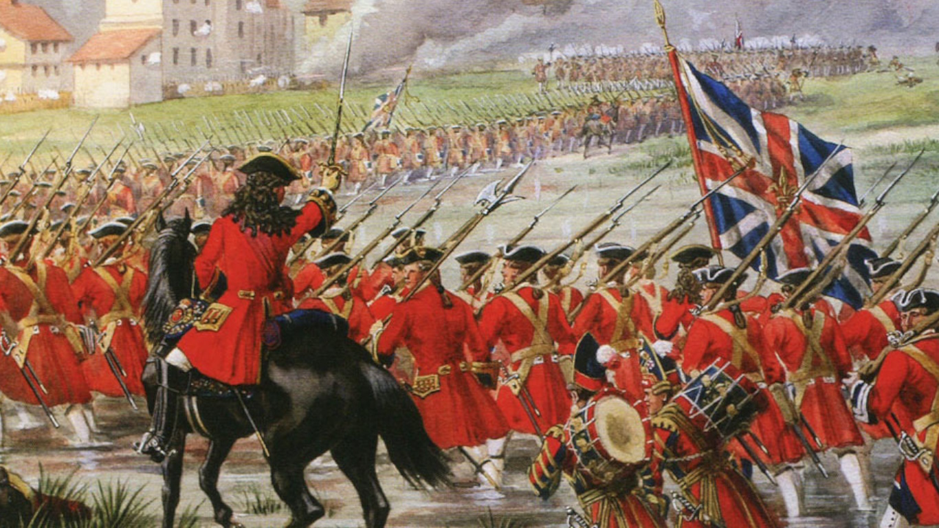 Uk 18. Армия Великобритании 18 века. Войско Англии в 18 веке. Линейная пехота Великобритании. Английская армия 18 век.