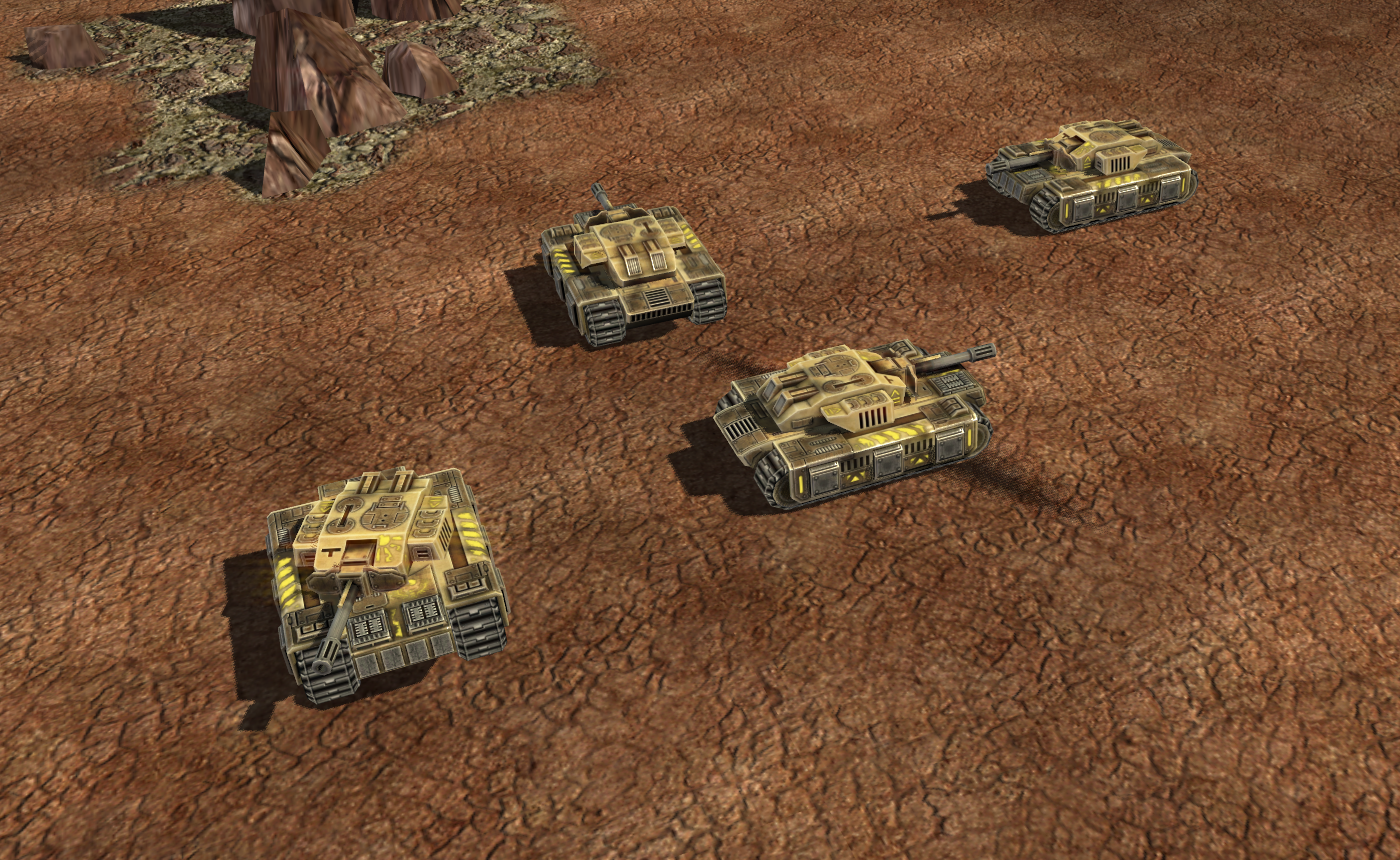 Atreides Combat Tank ingame image - Réinventer la Dune mod for C&C3:  Tiberium Wars - ModDB