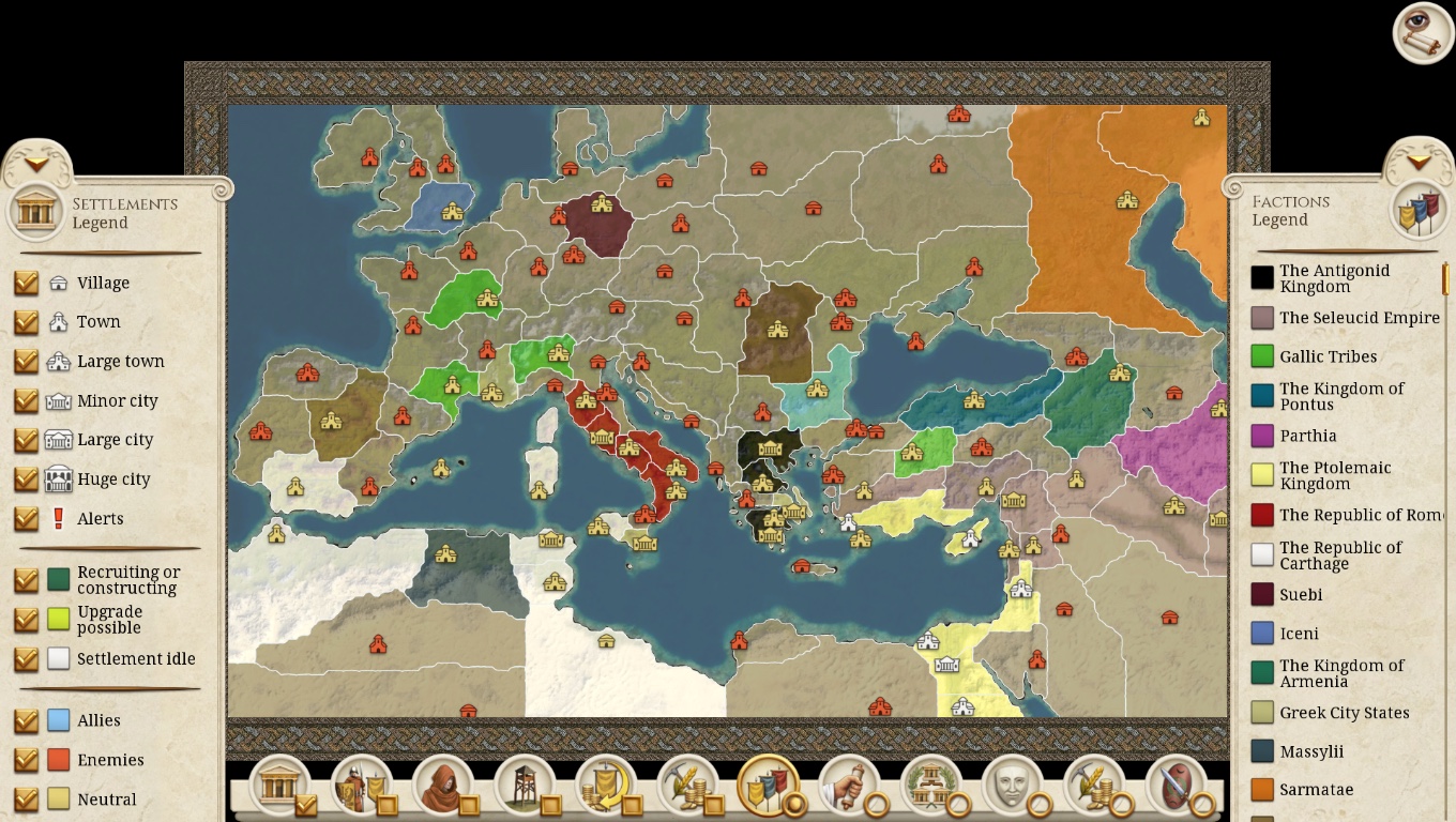 all factions total war rome 2