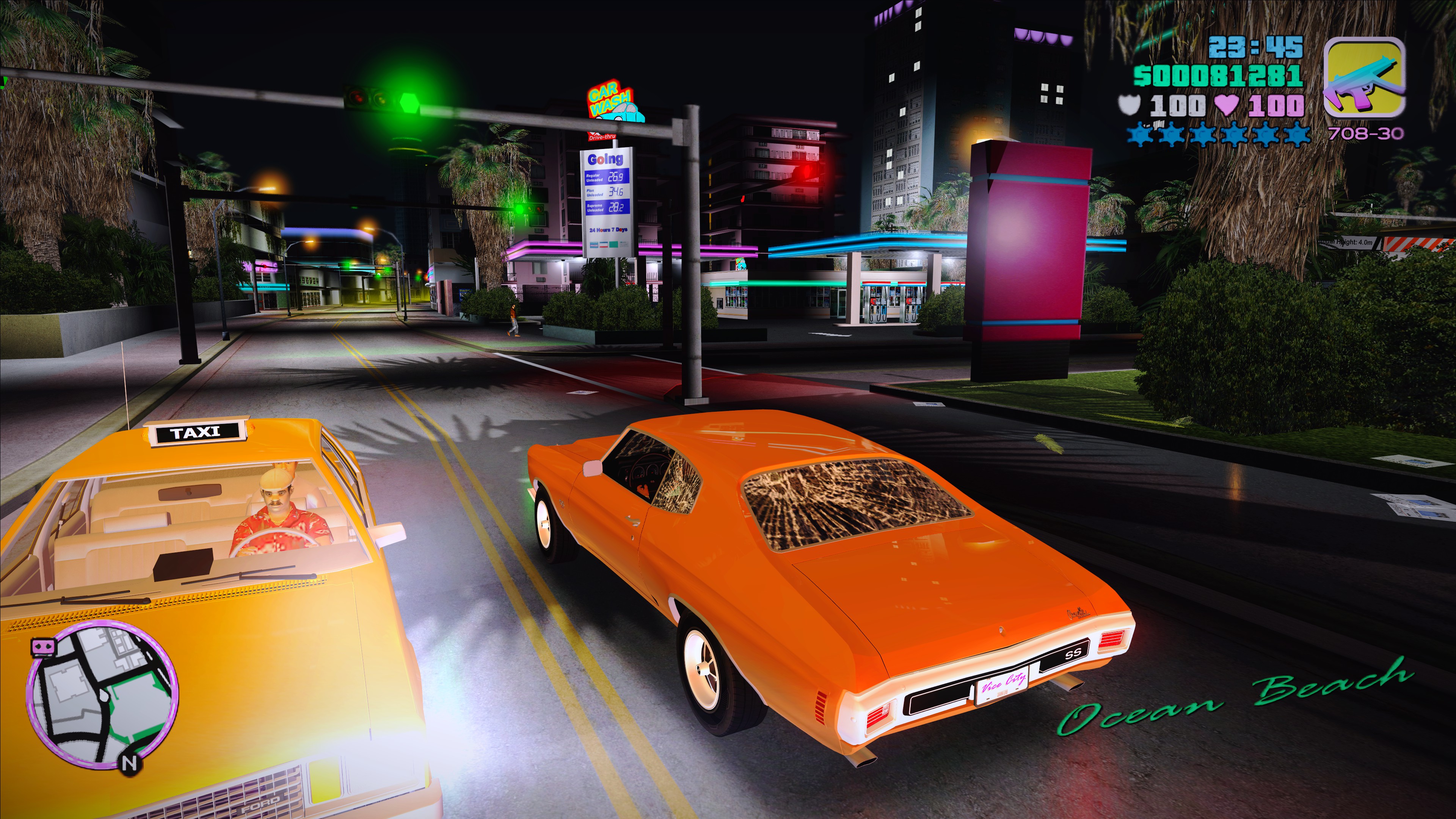 Image 1 Gta Vice City Remastered With Realistic Car Pack Mod For Grand Theft Auto Vice City 