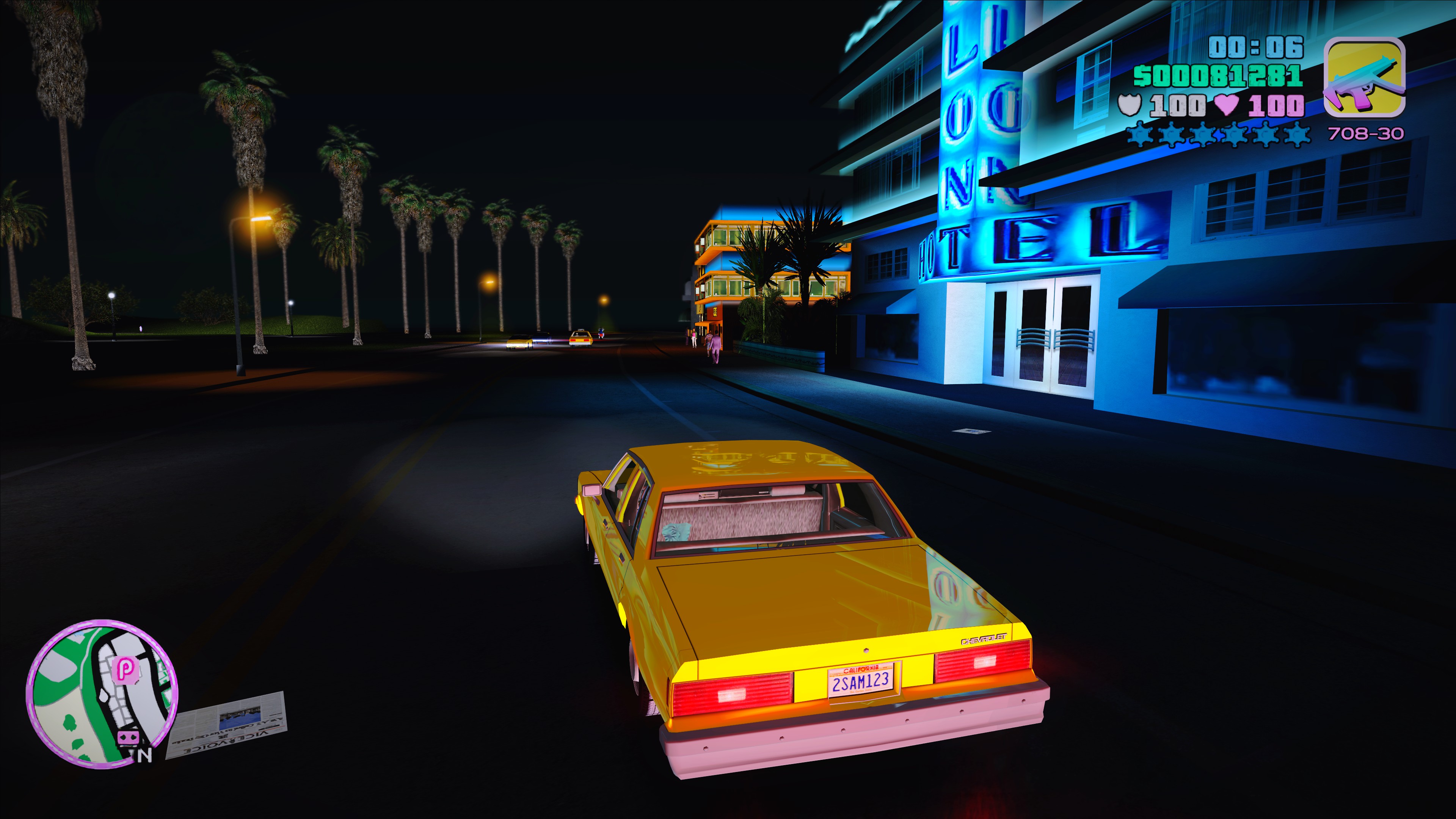 Image 2 GTA Vice City Remastered With Realistic Car Pack Mod For