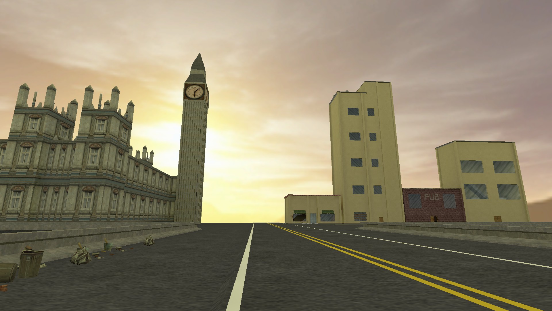 london in-game again image - 28 Days Later mod for Half-Life - ModDB