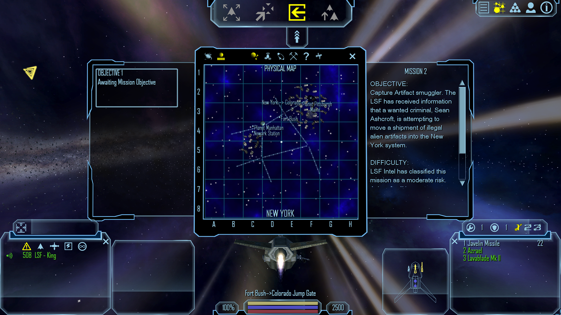 Freelancer Advanced Widescreen HUD mod - ModDB