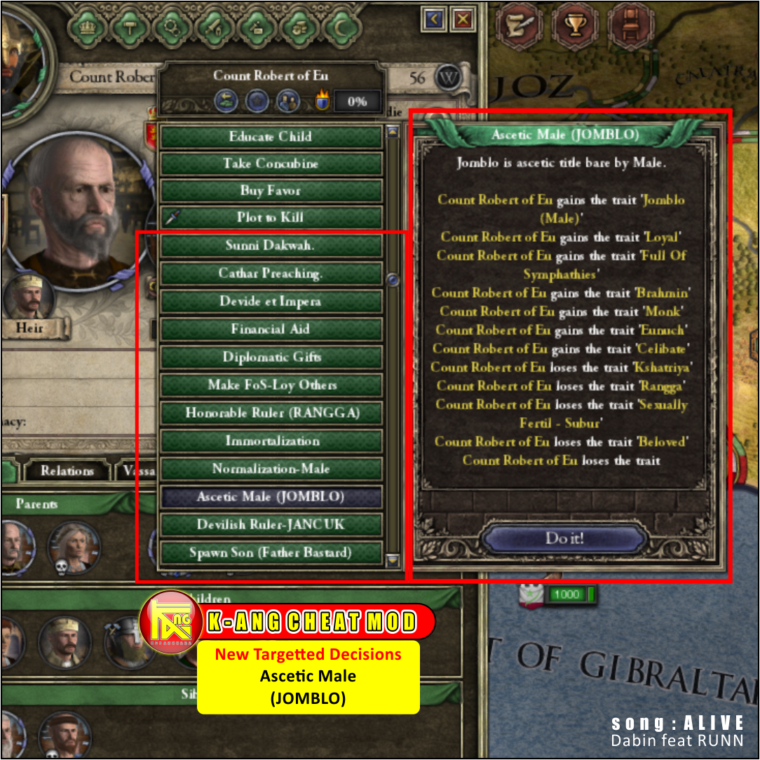 crusader kings 2 cheat mods