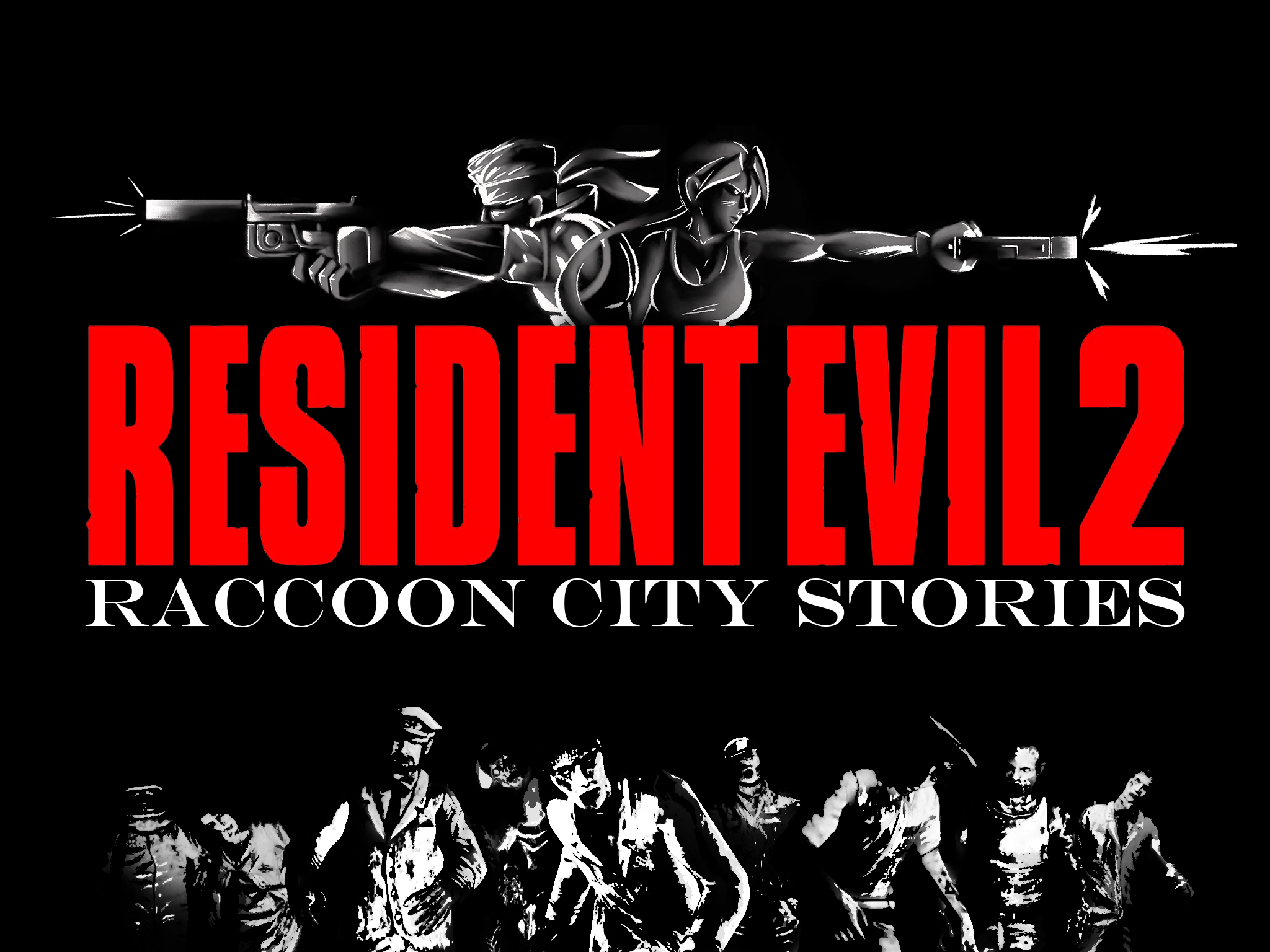 resident evil 2 logo black