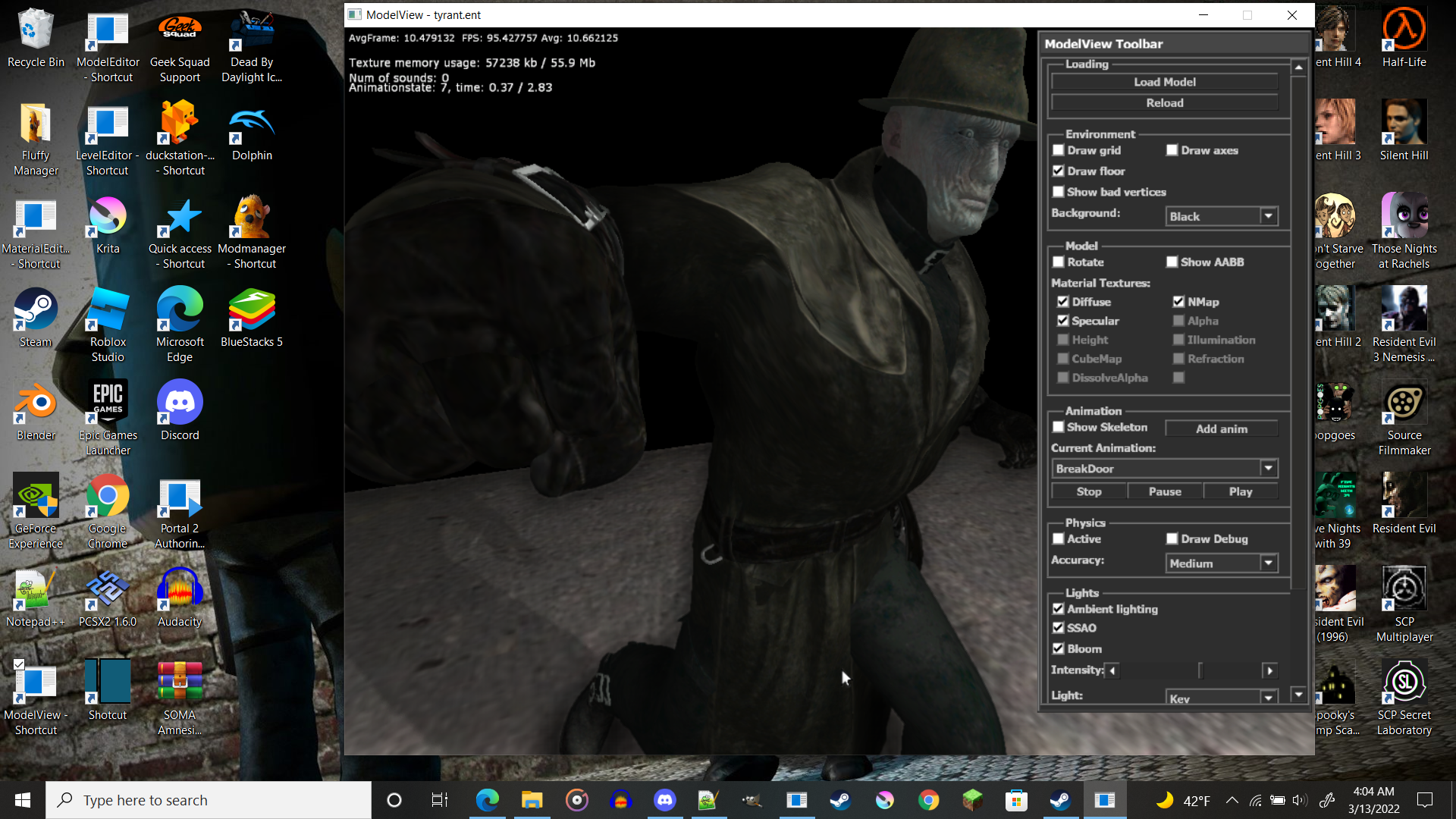Resident Evil 2 Mod - Playable Mr. X [by DarkSpyda04] [Link in description]  