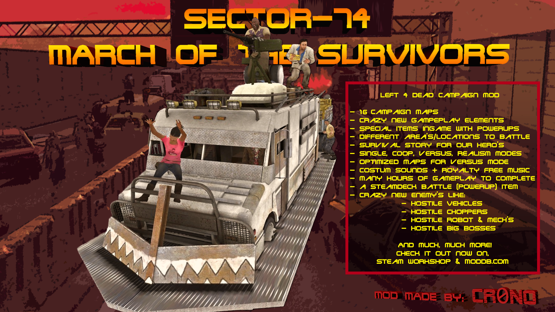 Download Survivors Mods for Left 4 Dead 2 