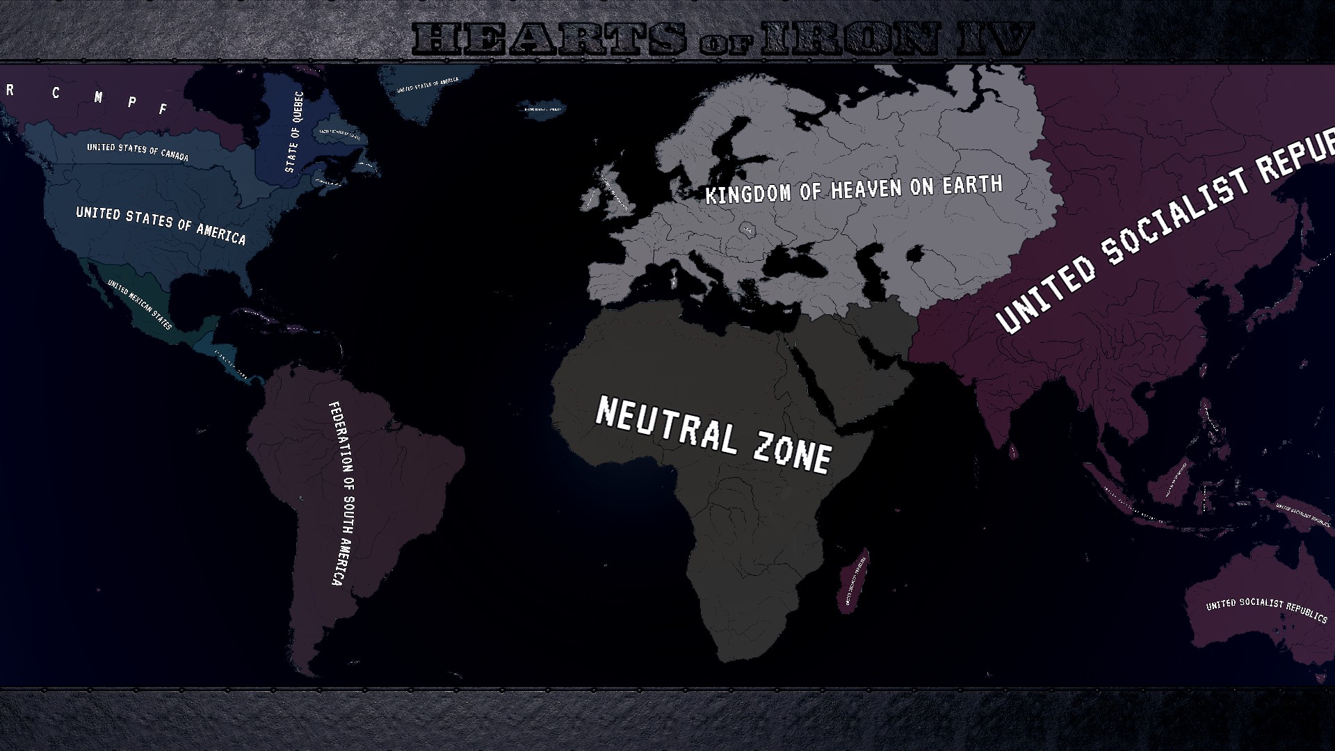 World Map Image Love Thy Neighbour Redux Mod For Hearts Of Iron Iv