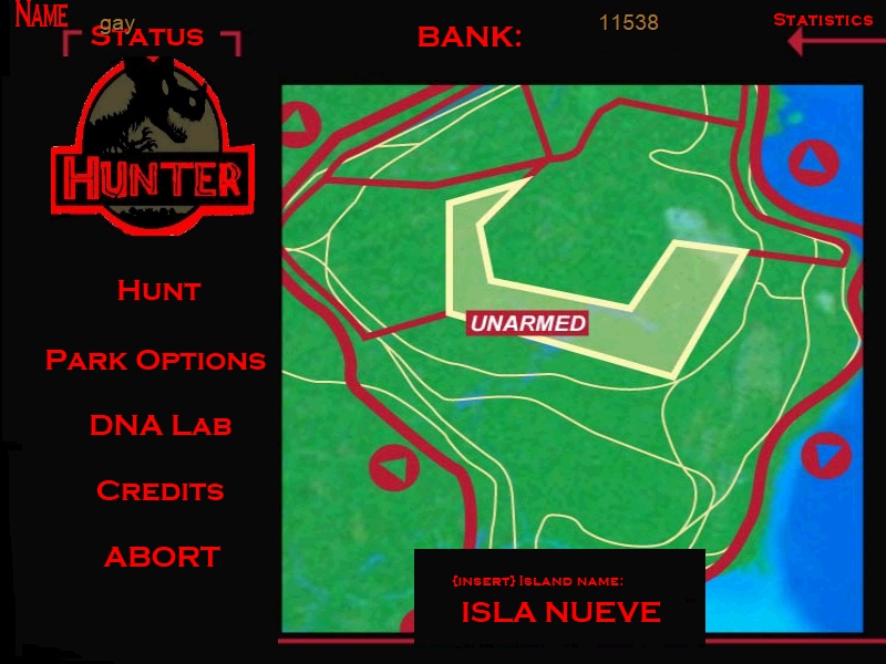 Original menu image - Jurassic Park: Operation 