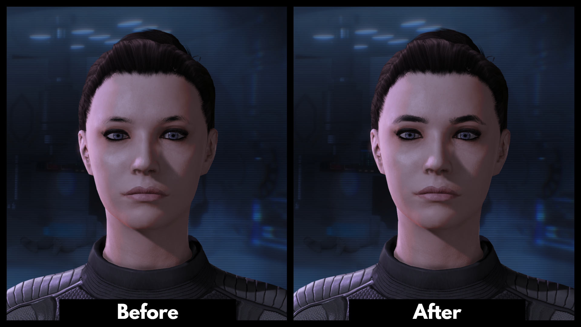 Facial Hair Opacity Female Image Unofficial Le2 Patch Mod For Mass Effect Legendary Edition