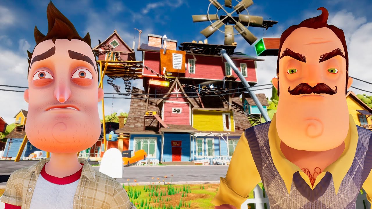 cool looking tv mod for Hello Neighbor.