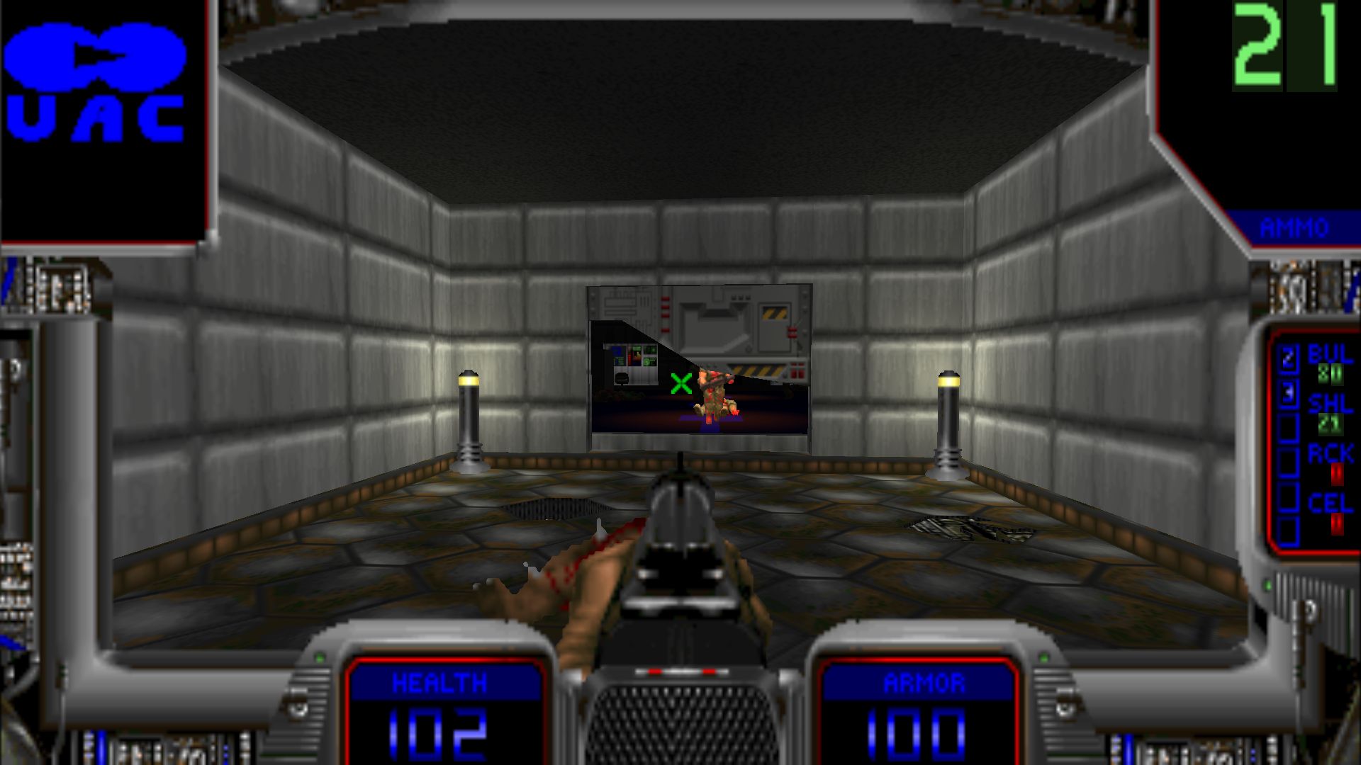 Storage Depot - Busted door image - Doom: Nightmare on Tei Tenga mod ...