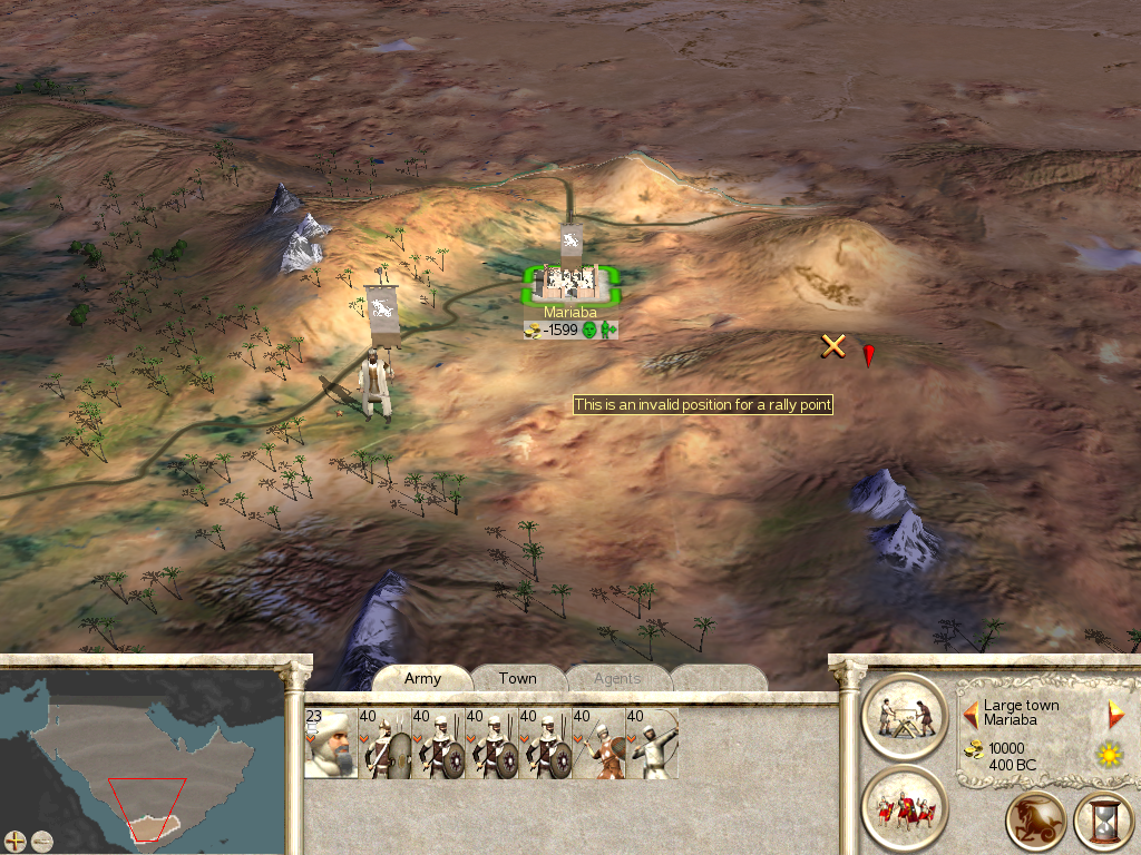 Saba Starting Position image - Arabic Dream mod for Rome: Total War - ModDB