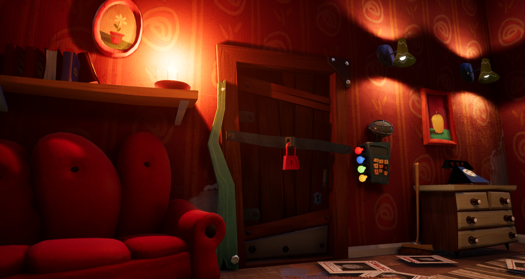 Odd looking door isn't it? image - Hello Neighbor: Anyone Home? mod for ...