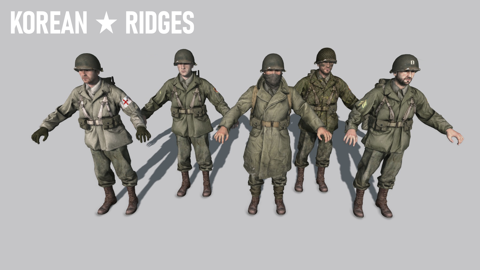 US Army models image - Korean Ridges mod for Men of War: Assault