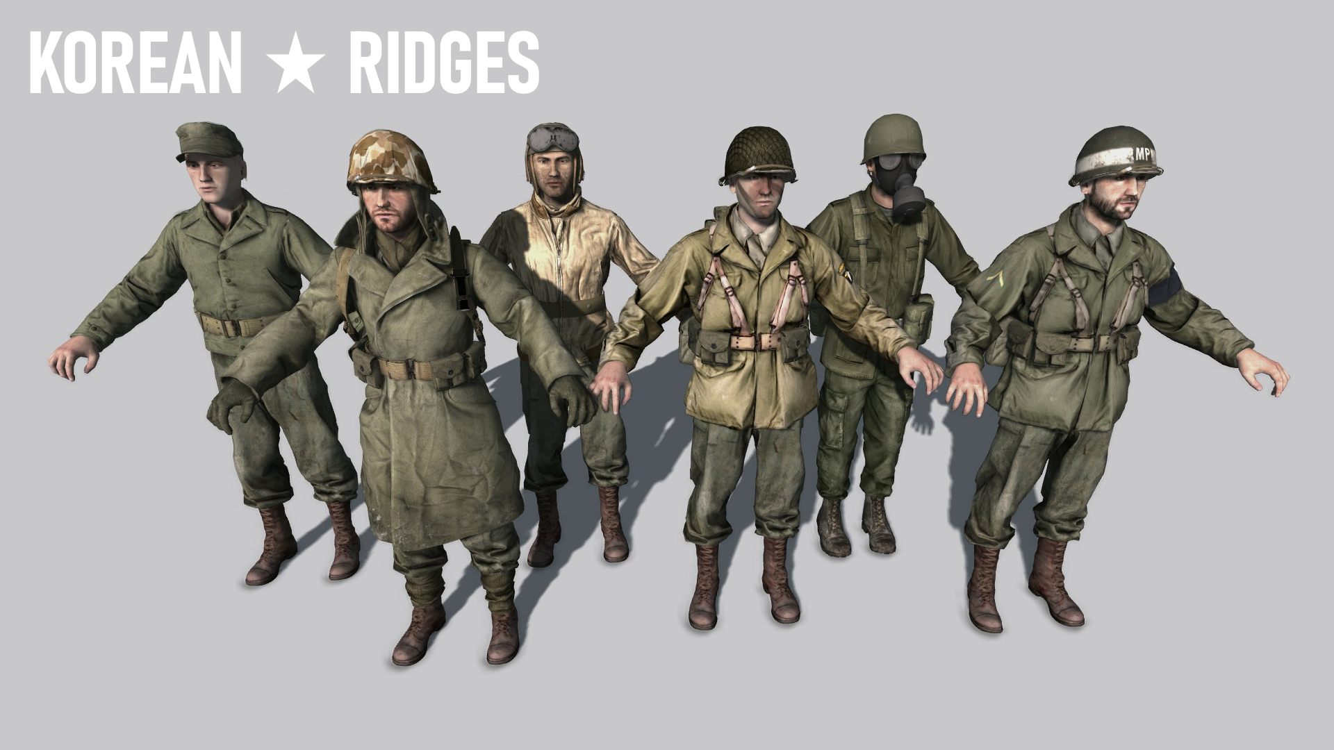 US Army models image - Korean Ridges mod for Men of War: Assault