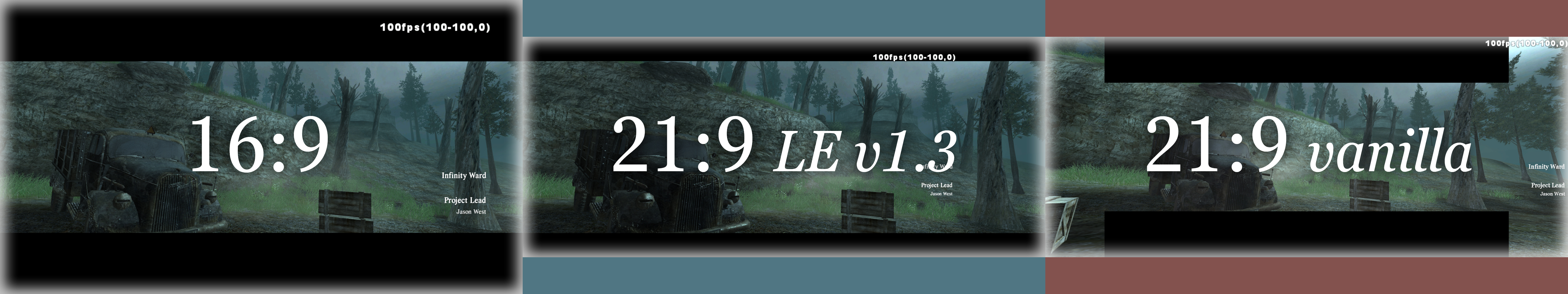 Ultra-widescreen support image - Letlev Edition (CoD2SP) mod for Call ...