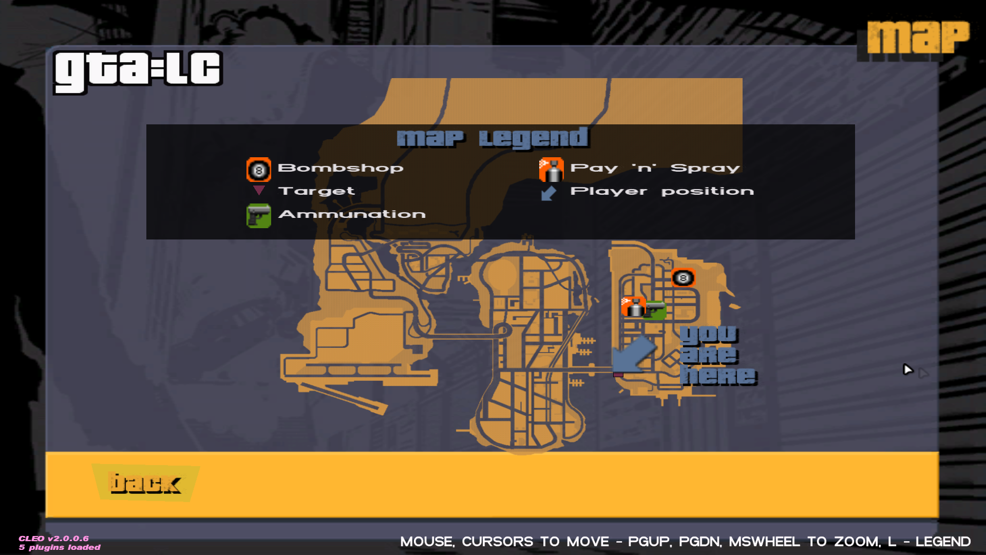 Beta 3.3 In-game maps image - Grand Theft Auto: Liberty City mod