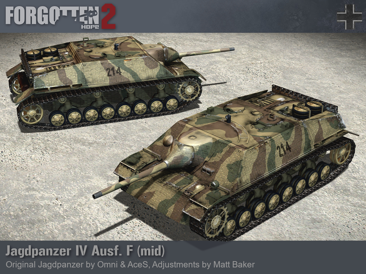Jagdpanzer IV Ausf. F image - Forgotten Hope 2 mod for Battlefield 