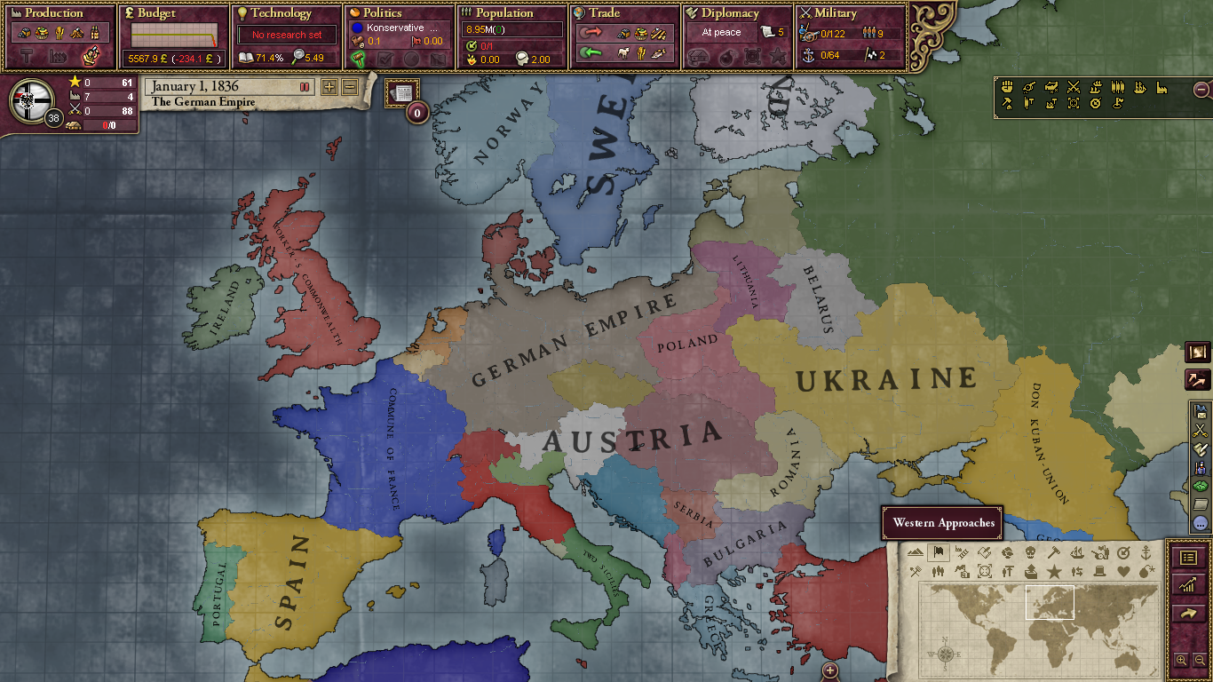 Europe Map 2 Image Kaiserreich For Victoria II Mod For Victoria 2   Europe Map 