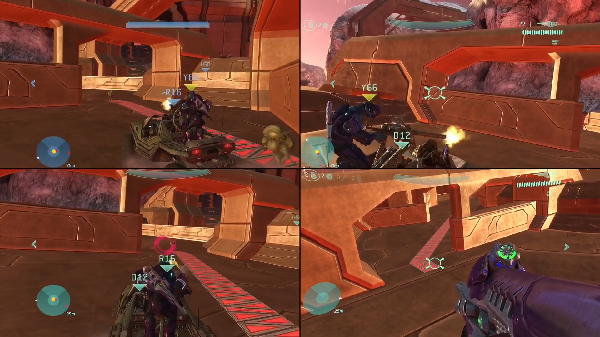 Halo 1 and 2 4 player Coop