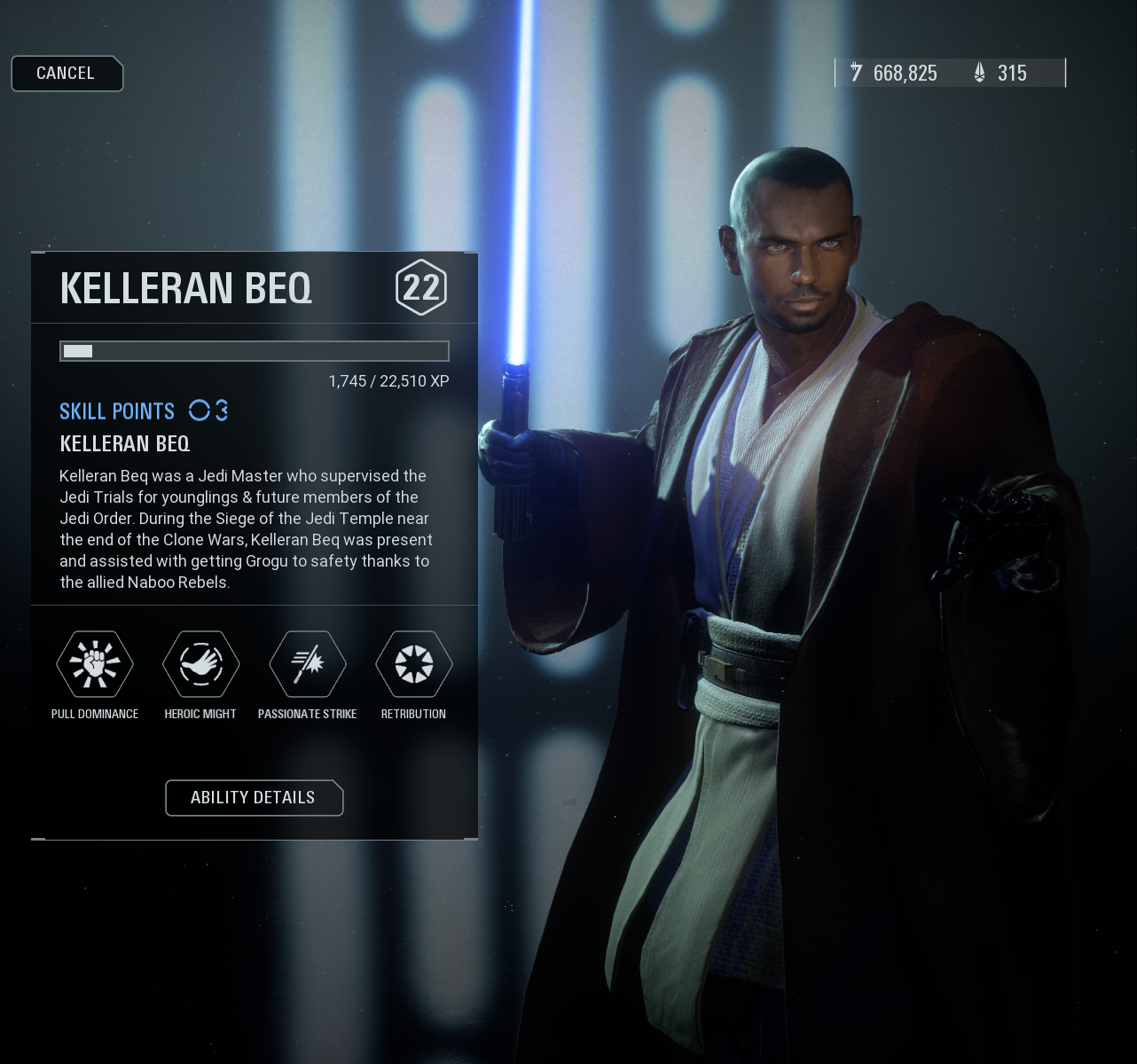 Image 1 - Jedi Master Kelleran Beq mod for Star Wars: Battlefront II ...