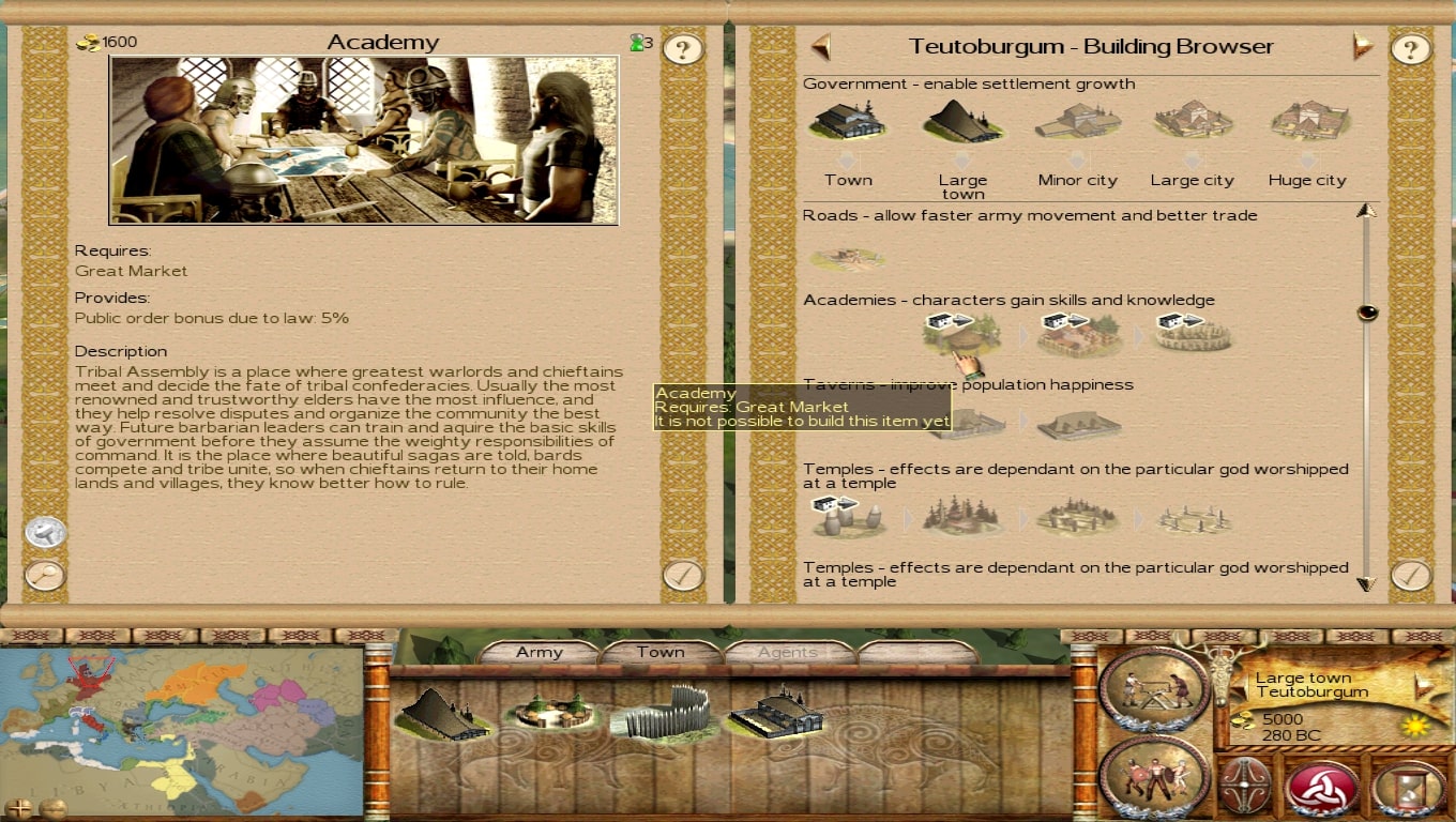 Barbarian academy building chain image - Extended Greek Mod Enhanced