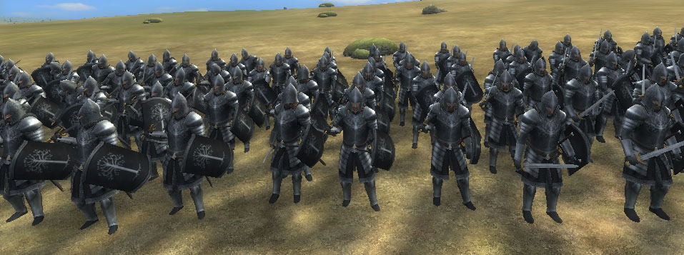 New Gondor units from Gondor at War and the Dunedain Visual Overhaul ...