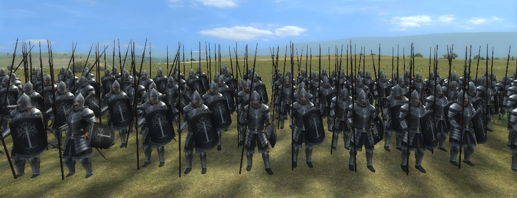 New Gondor units from Gondor at War and the Dunedain Visual Overhaul ...