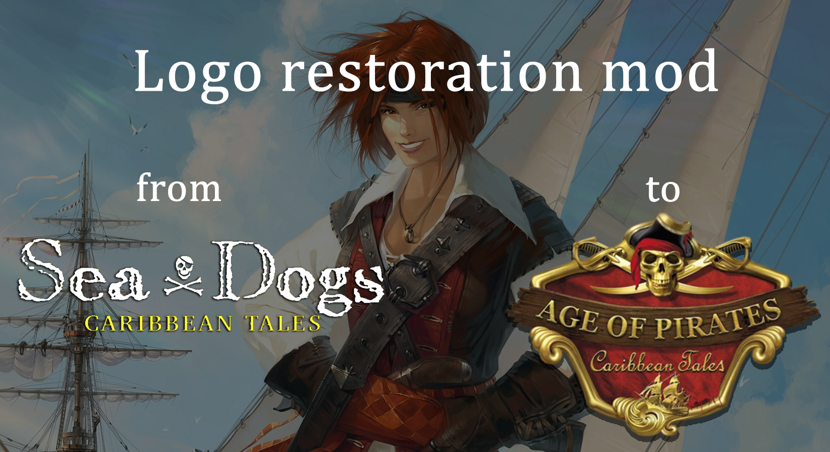 Mod title 1 image Age of Pirates Caribbean Tales Logo