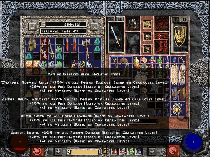 diablo 2 socket recipe shield