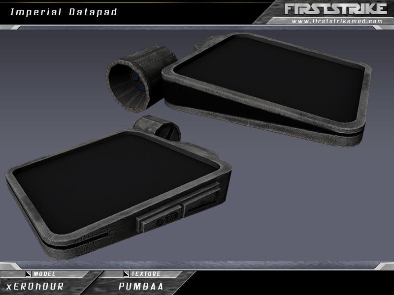Imperial DataPad image - First Strike mod for Battlefield 2142.