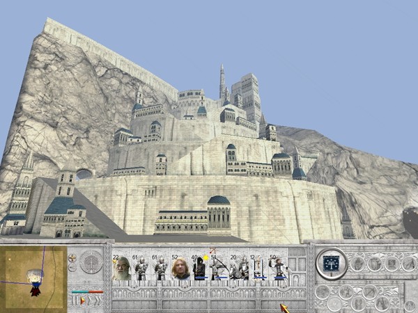 Minas Tirith - Lord of the Rings Map 