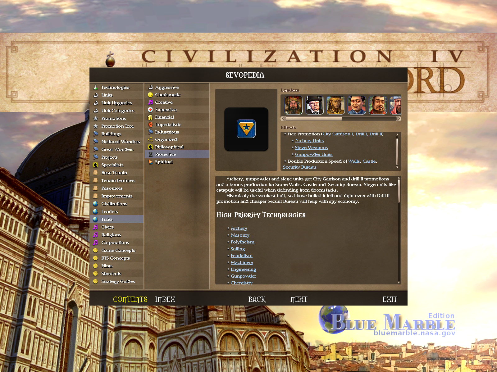 protective image Zulugwa's Balance mod for Civilization IV Beyond
