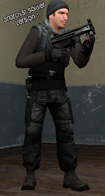 Anarchist Rebel Soldier image - The Uprising mod for Half-Life 2.