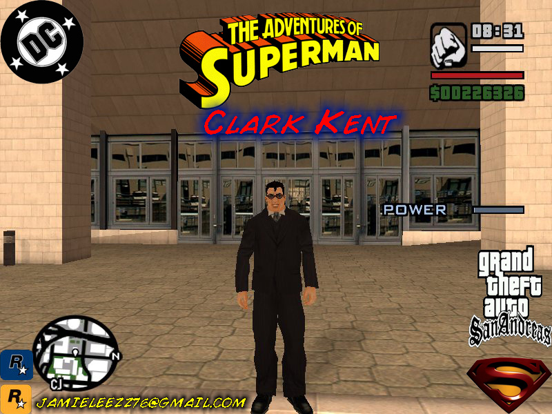 Clark Kent image - Superman GTA SA mod for Grand Theft Auto: San Andrea...