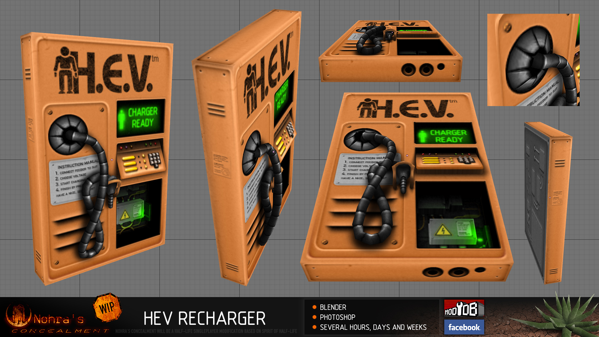 Half-Life 1 HEV recharger REBUILD 2 image - Mod DB