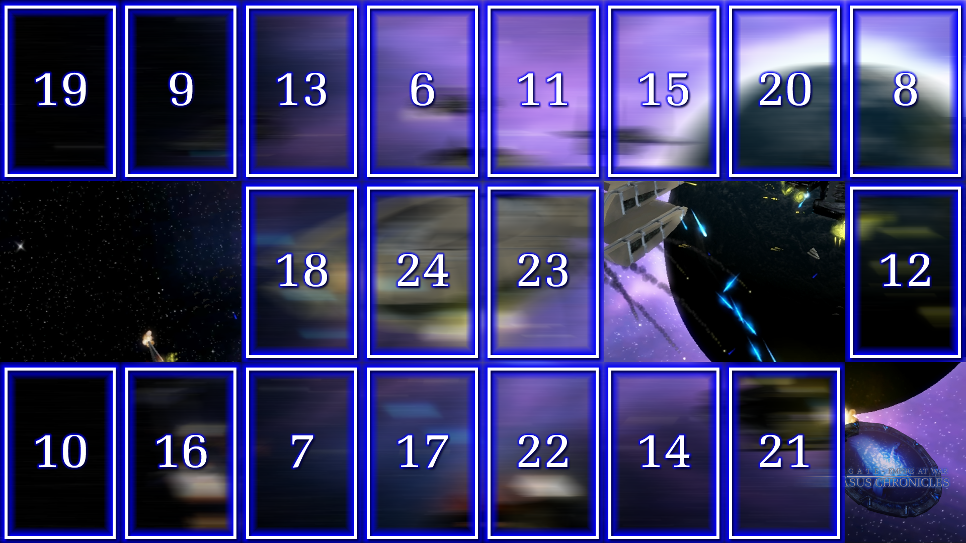 Advent calendar Door 5 image Stargate Empire at War Pegasus