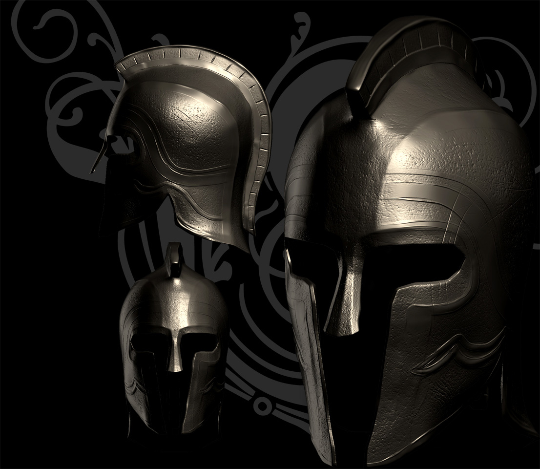 Spartan helmet WIP. 